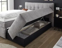 Mondo Boxspringbett Barell Graphit 180 x 200 cm