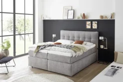 Mondo Boxspringbett Barell Graphit 180 x 200 cm