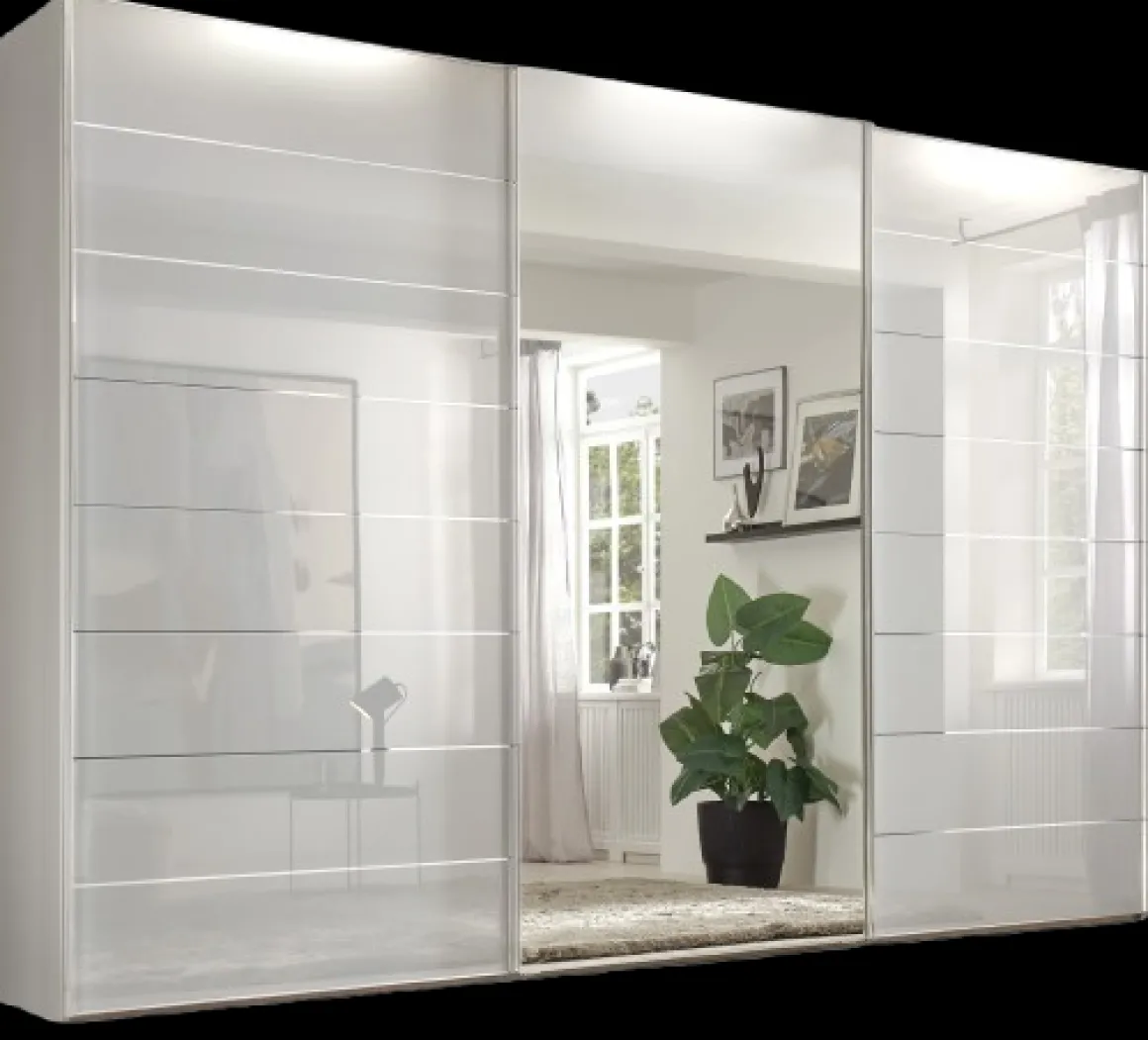 Mondo Schwebetürenschrank Serenade 4008 perlgrau