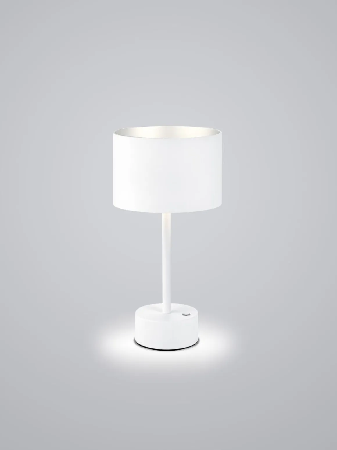 Musterring Akku LED Tischlampe Loop Weiß