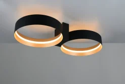 Musterring 2-flg LED Deckenlampe Loop