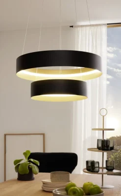 Musterring 2-flg LED Pendellampe Loop