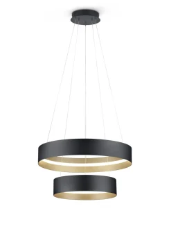 Musterring 2-flg LED Pendellampe Loop