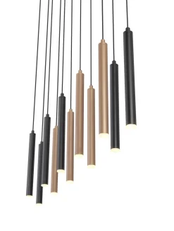 Musterring 11-flg LED Pendelleuchte Calina