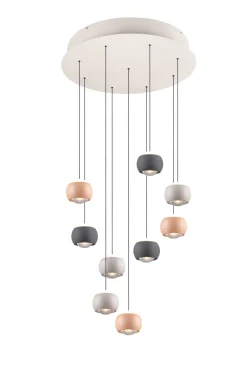Musterring 9-flg LED Pendelleuchte Cannon Bunt