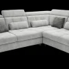 Musterring Set One Ecksofa 3400 L Grau mit Sitztiefenverstellung