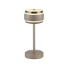 Neuhaus Pure AKKU Tischlampe Falling Rings Bronzefarben