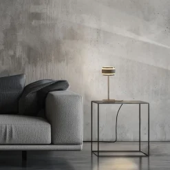 Neuhaus Pure AKKU Tischlampe Falling Rings Bronzefarben