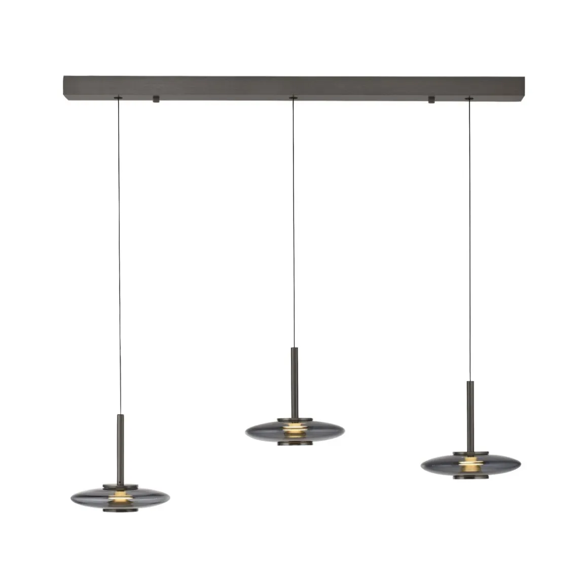 Neuhaus PURE 3-flg LED Pendellampe Pure Vitrum