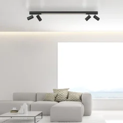 Neuhaus Pure 4-flg LED Spot Lines Anthrazit 120 x 19 cm