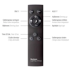Neuhaus Pure 1-flg LED Spot Mira Aluminium