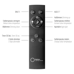 Neuhaus Pure 1-flg LED Tischleuchte Mira schwarz