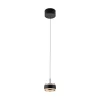 Neuhaus Pure LED Pendelleuchte Falling Rings Schwarz