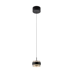 Neuhaus Pure LED Pendelleuchte Falling Rings Schwarz