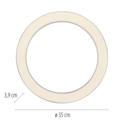 Neuhaus Pure LED Pendelleuchte Lines Ø 35 cm