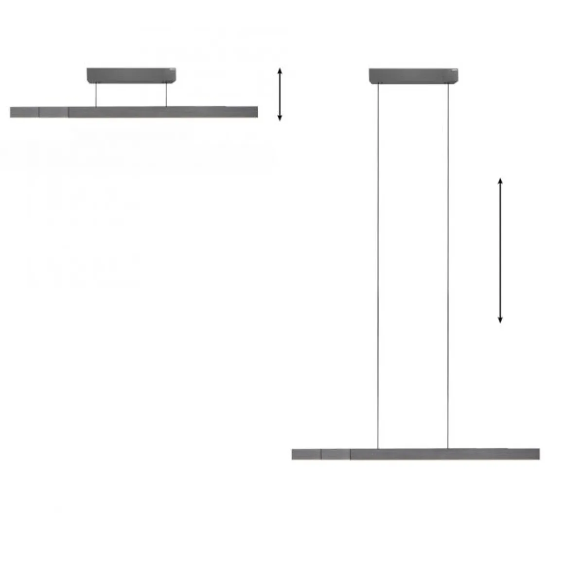 Neuhaus Pure LED Pendelleuchte Moto-Rise Grau