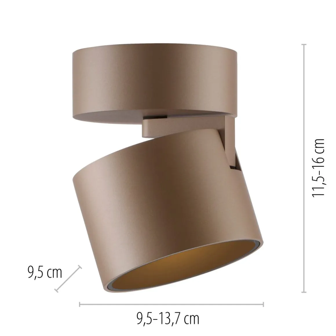 Neuhaus Pure LED Spot Cup Bronzefarben