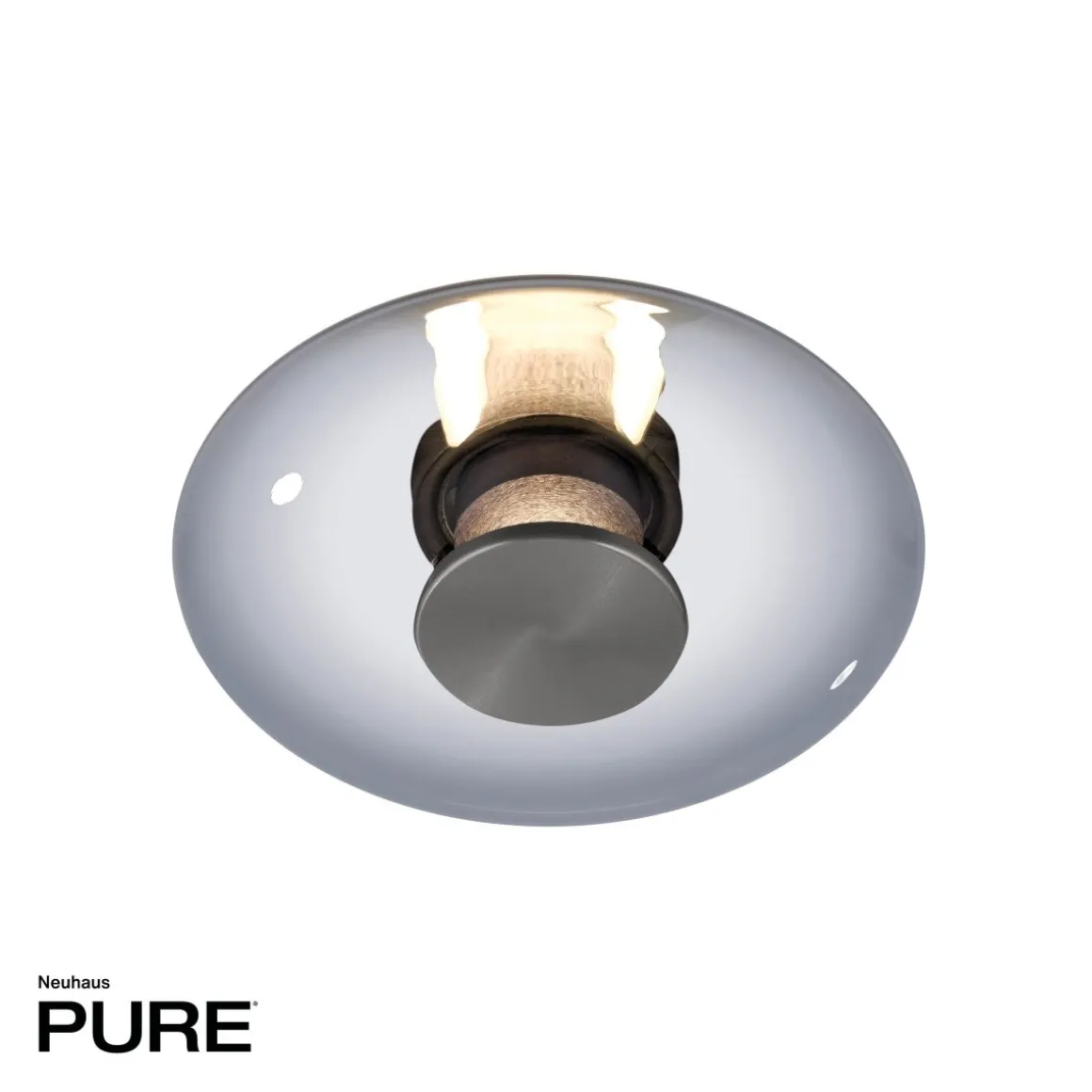 Neuhaus Pure LED Wandlampe Vitrum Rauchglas