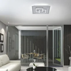 Neuhaus Q Deckenleuchte Q-Linea Aluminium 40 x 40 cm