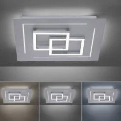 Neuhaus Q Deckenleuchte Q-Linea Aluminium 40 x 40 cm
