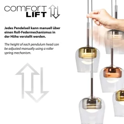Neuhaus Q 6-flg LED Pendellampe Q-Kon