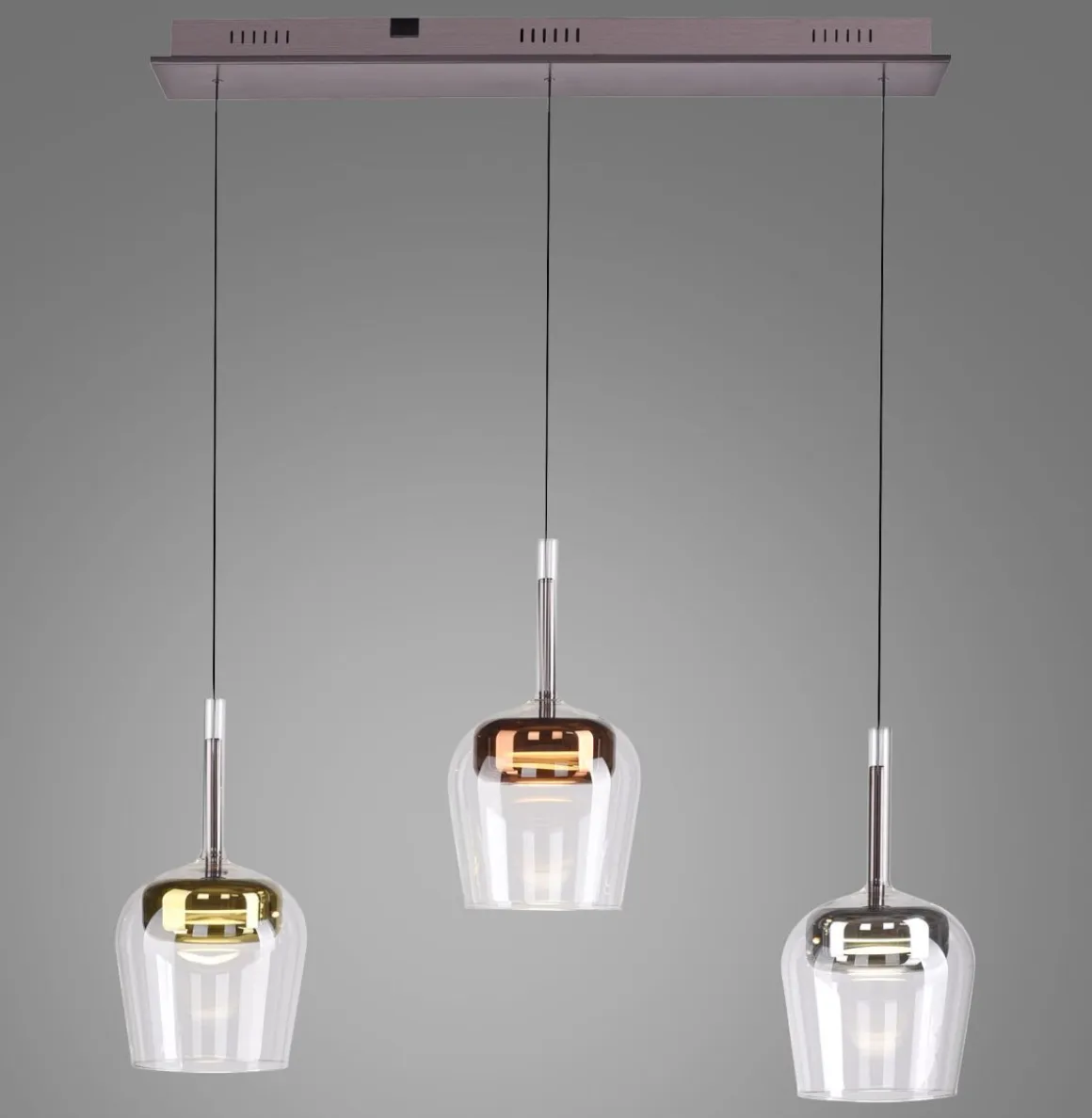 Neuhaus Q 3-flg LED Pendellampe Q-Kon 3flg