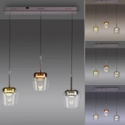 Neuhaus Q 3-flg LED Pendellampe Q-Kon 3flg