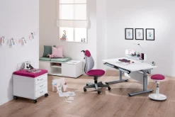 Paidi Kinder Drehstuhl Pepe weiß rose