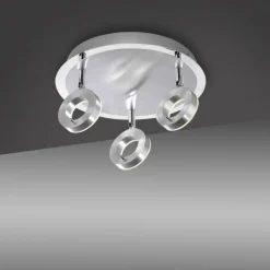 Paul Neuhaus Deckenleuchte Sileda Aluminium Ø 33,5 cm