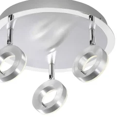 Paul Neuhaus Deckenleuchte Sileda Aluminium Ø 33,5 cm