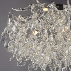Paul Neuhaus 10-flg Deckenlampe Ricicle Chrom