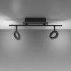 Paul Neuhaus 2-flg LED Deckenleuchte Sileda Anthrazit