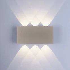 Paul Neuhaus 6-flg LED Wandlampe Carlo Sandfarben