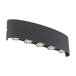 Paul Neuhaus 5-flg LED Wandleuchte Carlo Anthrazit