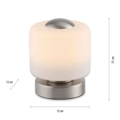 Paul Neuhaus LED Tischleuchte Bota Stahl