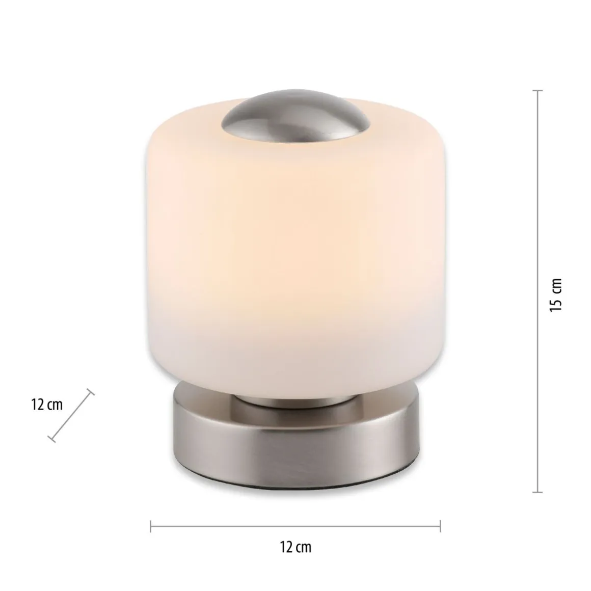 Paul Neuhaus LED Tischleuchte Bota Stahl
