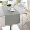 Peyer Tischläufer Oslo Silbergrau 40 x 140 cm