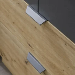 Rauch Drehtürenschrank Quadra-Spin Grau