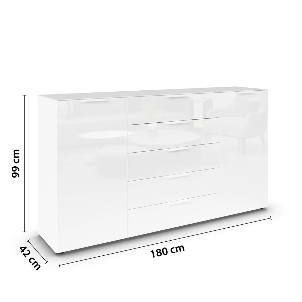 Rauch Kommode Flipp 180 x 100 cm