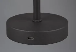 Reality Leuchten Akku Tischlampe Jeff Schwarz