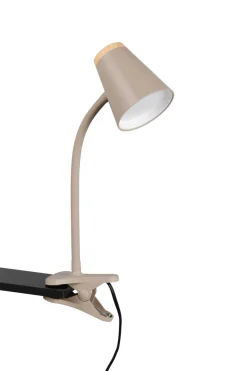 Reality Leuchten Klemmlampe Pongo Beige