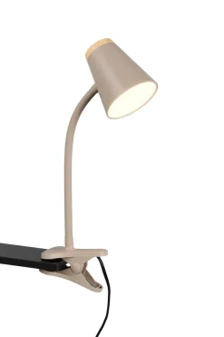 Reality Leuchten Klemmlampe Pongo Beige