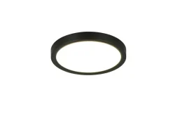 Reality Leuchten LED Deckenlampe Draco Schwarz Ă 23 cm