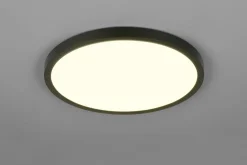 Reality Leuchten LED Deckenlampe Draco Schwarz Ø 40 cm