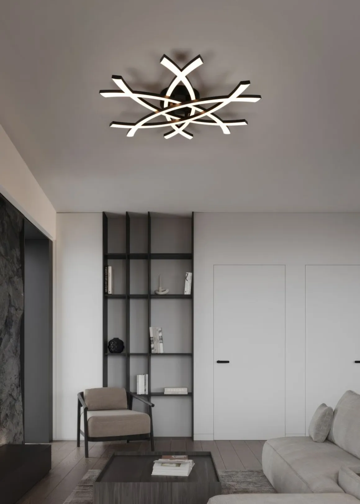 Reality Leuchten LED Deckenlampe Pollock