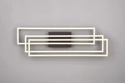 Reality Leuchten LED Deckenleuchte Corso Nickel