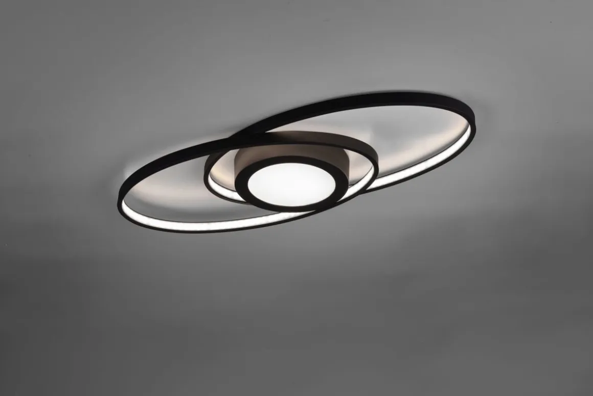 Reality Leuchten LED Deckenleuchte Galaxy Anthrazit