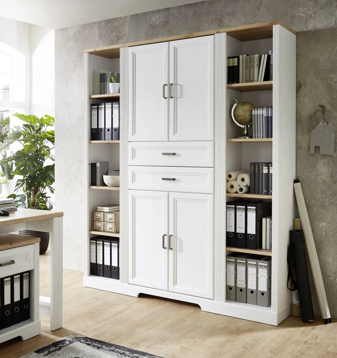 Regal Jasmin Eiche Pinie