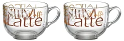 Ritzenhoff & Breker 2er Set Cafe au Lait Tasse Milano 650 ml