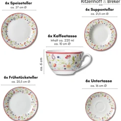 Ritzenhoff & Breker 30-tlg Kombiservice Shanti